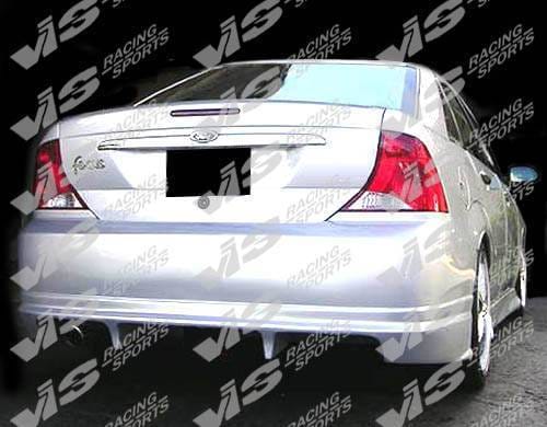 Ford Focus 4DR VIS Racing Quest Rear Bumper - 00FDFOC4DQST-002