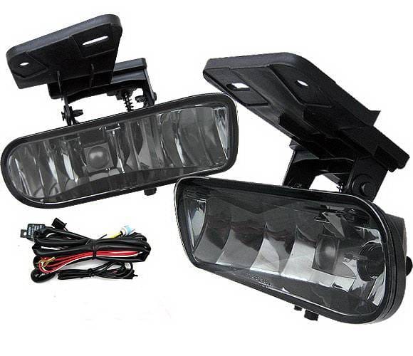 GMC Sierra 4 Car Option Fog Light Kit - Smoke - LHF-GSI99SM