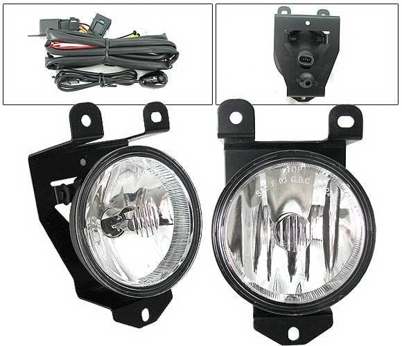 GMC Denali 4 Car Option Fog Light Kit with Switch - Clear - LHF-GY00C