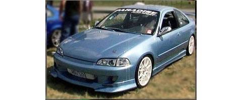 Honda Civic Sense Street Fighter Style Front Bumper - SF-22F