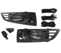 Honda Accord 2DR 4 Car Option Fog Light Kit - Smoke - LHF-HA032-SM