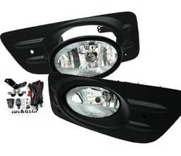 Honda Accord 4DR 4 Car Option Fog Light Kit - Clear - LHF-HA064C