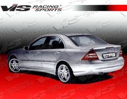 Mercedes-Benz C Class VIS Racing Euro Tech Rear Bumper - 01MEW2034DET-002