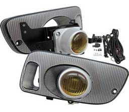 Honda Civic 2DR 4 Car Option Fog Light Kit - Yellow - LHF-HC923YL