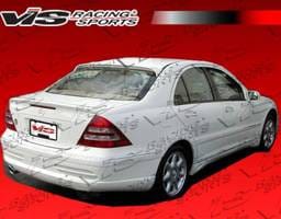 Mercedes-Benz C Class VIS Racing Laser-1 Rear Bumper Single Exhaust - 01MEW2034DLS1-002