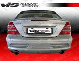 Mercedes-Benz C Class VIS Racing Laser-2 Rear Bumper Dual Exhaust - 01MEW2034DLS2-002