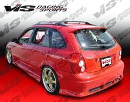 Mazda Protege VIS Racing Spike Rear Bumper Lip- 01MZ3235DSPK-002
