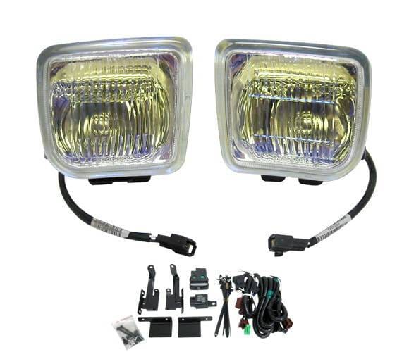 Honda Civic 4DR 4 Car Option Square Fog Light Kit - Blue Ion - LHF-HC964B