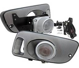Honda Civic 2DR 4 Car Option Fog Light Kit - Clear - LHF-HC923C