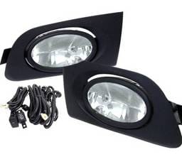 Honda Civic 2DR & 4DR 4 Car Option Fog Light Kit - Clear - LHF-HCV01