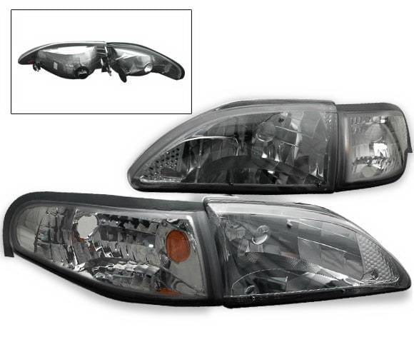 Ford Mustang 4CarOption Headlights - LH-FM94SM-KS-SET