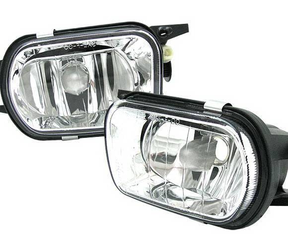 Mercedes-Benz C Class 4 Car Option Fog Light Kit - Clear - LHF-MBW203C-DP
