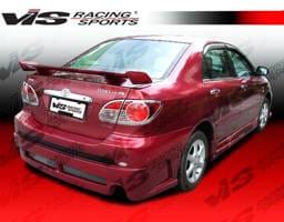 Toyota Corolla VIS Racing Fuzion Rear Bumper - 03TYCOR4DFUZ-002