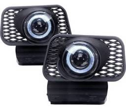 Chevrolet Silverado 4 Car Option Halo Projector Fog Light Kit - Clear - LHFP-CSV03C-WJ