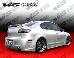 Mazda 3 4DR HB VIS Racing TSC-3 Rear Bumper - 04MZ3HBTSC3-002
