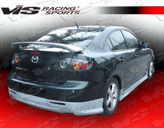 Mazda 3 4DR VIS Racing Fuzion Rear Lip - 04MZ34DFUZ-012