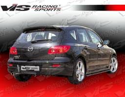 Mazda 3 4DR HB VIS Racing A Spec Rear Lip - 04MZ3HBASC-012