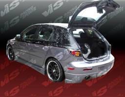 Mazda 3 4DR HB VIS Racing K Speed Rear Bumper - 04MZ3HBKSP-002