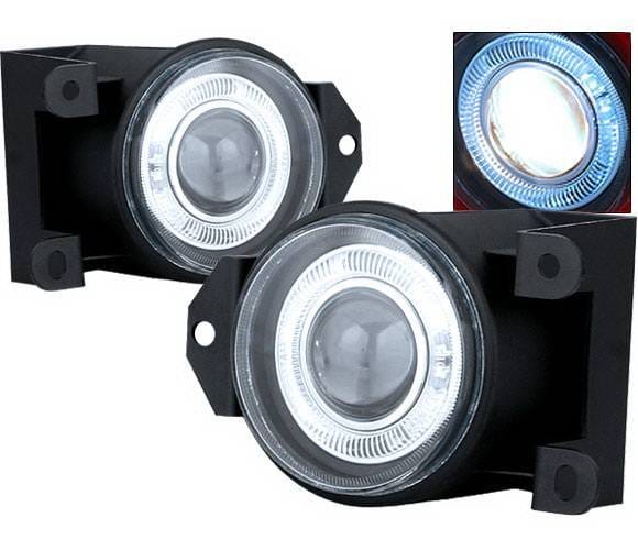 GMC Yukon 4 Car Option Halo Projector Fog Light Kit - Clear - LHFP-GY00C-WJ