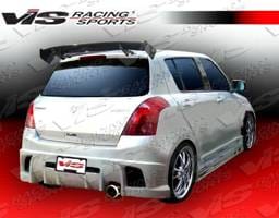 Suzuki Swift VIS Racing Fuzion Rear Bumper - 05SZSWF4DFUZ-002