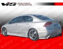 Honda Civic 4DR VIS Racing Alfa Rear Bumper - 06HDCVC4DALF-002
