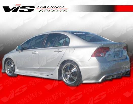 Honda Civic 4DR VIS Racing Alfa Rear Bumper - 06HDCVC4DALF-002