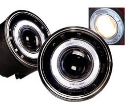 Jeep Grand Cherokee 4 Car Option Halo Projector Fog Light Kit - Smoke - LHFP-JGC04SM-WJ