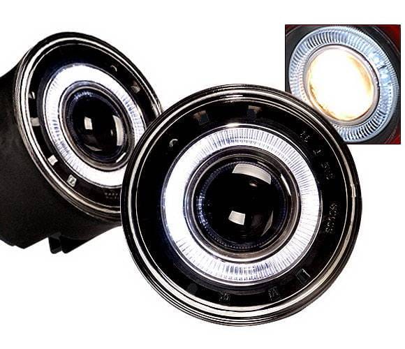 Jeep Grand Cherokee 4 Car Option Halo Projector Fog Light Kit - Smoke - LHFP-JGC04SM-WJ