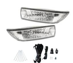 Toyota Corolla 4 Car Option Fog Light Kit - Clear - LHF-TCL03