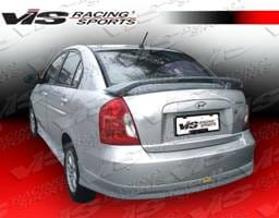 Hyundai Accent 4DR VIS Racing Fuzion Rear Lip - 06HYACC4DFUZ-012