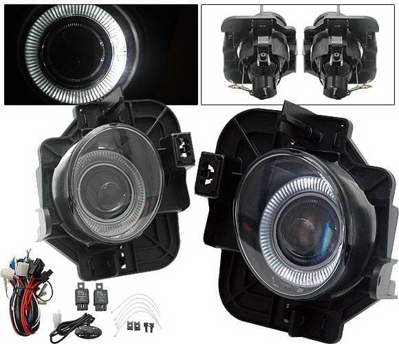 Nissan Altima 4CarOption Halo Projector Fog Light Kit - LHFP-NA074