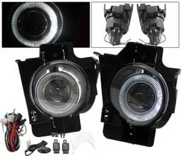 Nissan Altima 4CarOption Halo Projector Fog Light Kit - LHFP-NA082