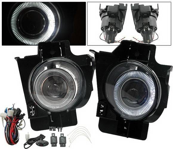 Nissan Altima 4CarOption Halo Projector Fog Light Kit - LHFP-NA082