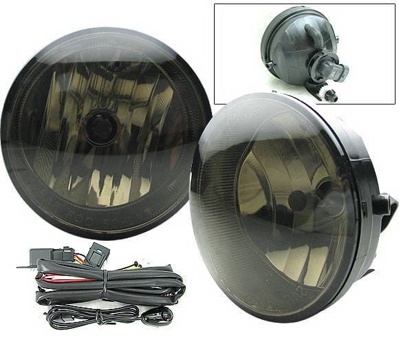 Toyota Solara 4 Car Option Fog Light Kit with Switch - Smoke - LHF-TS04SM