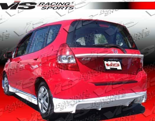 Honda Fit VIS Racing Techno R-3 Rear Lip - 07HDFIT4DTNR3-012
