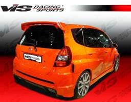 Honda Fit VIS Racing Techno R Widebody Rear Bumper - 07HDFIT4DTNRWB-002