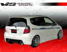Honda Fit VIS Racing Wings Rear Bumper - 07HDFIT4DWIN-002
