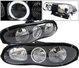 Chevrolet Camaro 4 Car Option Halo Headlights - Black - LH-GCC93BC-2