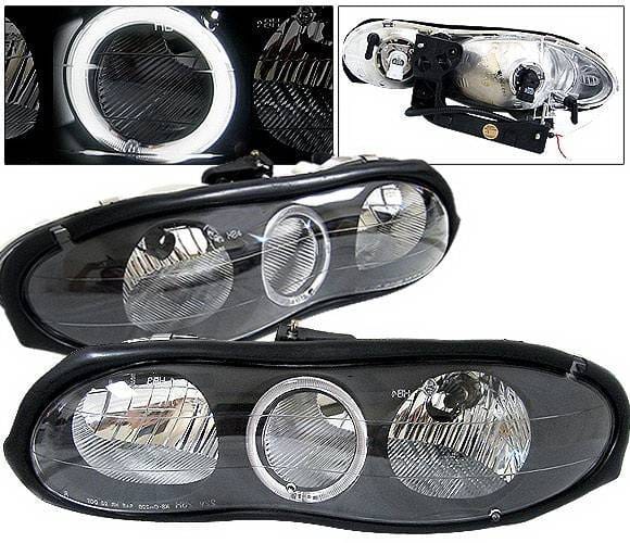 Chevrolet Camaro 4 Car Option Halo Headlights - Black - LH-GCC93BC-2