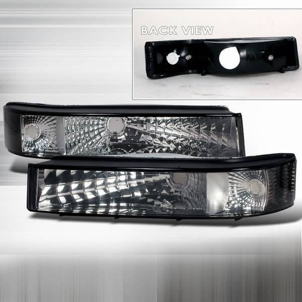 Ford F250 Custom Disco Black Bumper Lights - LB-F15092G-DP