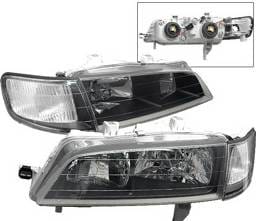 Honda Accord 4 Car Option JDM Headlights - Black - LH-HA94B-DP