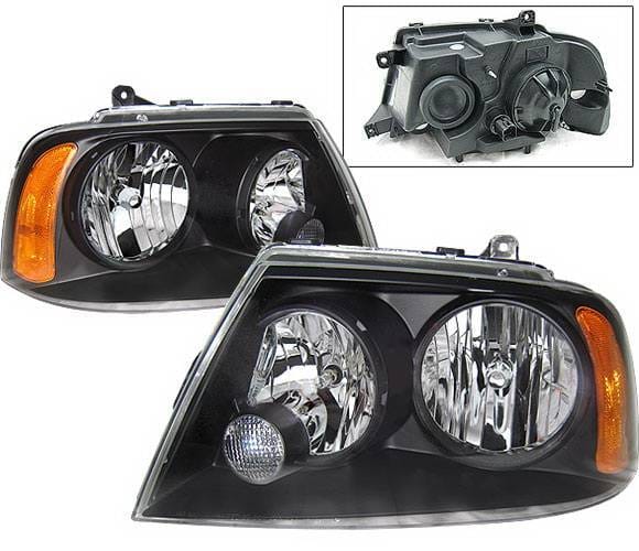 Lincoln Navigator 4 Car Option Headlights - Black - LH-LN03B-KS