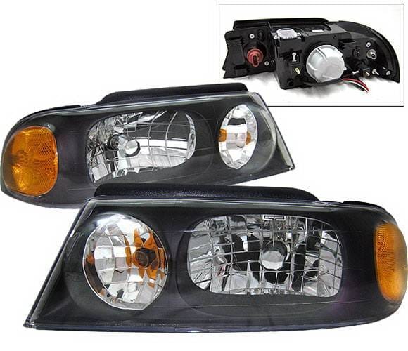 Lincoln Navigator 4 Car Option Headlights - Black - LH-LN98B-KS