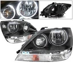 Lexus RX 4 Car Option Halo Headlights - Black - LH-LRX301B-KS
