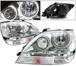 Lexus RX 4 Car Option Halo Headlights - Chrome - LH-LRX301C-KS