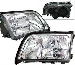Mercedes-Benz S Class 4 Car Option Crystal Headlights - LH-MBZW14092-KS