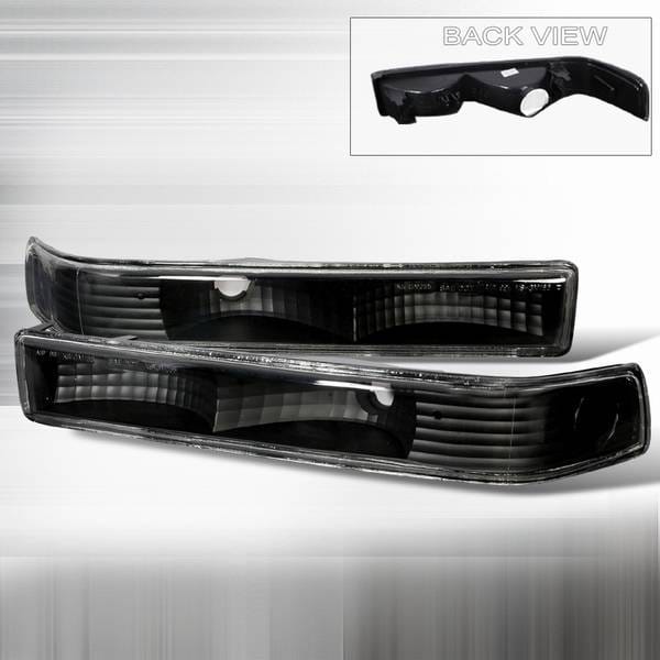Chevrolet S10 Custom Disco Black Bumper Lights - LB-S1098JM-KS