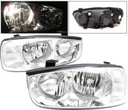 Hyundai Elantra 4 Car Option Headlights - Clear - LH-HYE01C-KS
