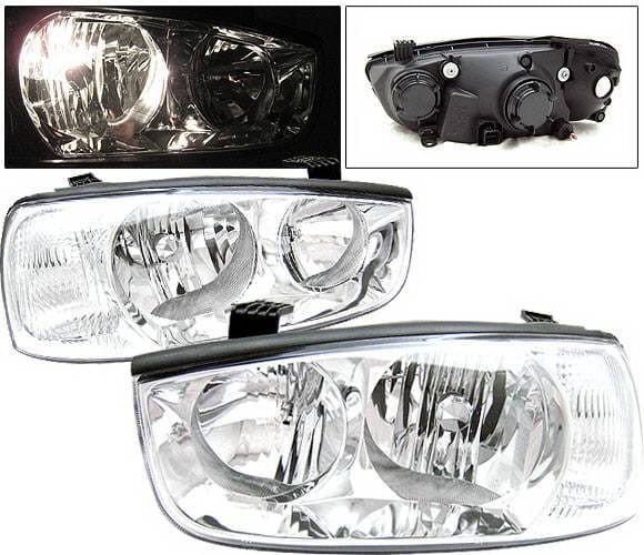 Hyundai Elantra 4 Car Option Headlights - Clear - LH-HYE01C-KS