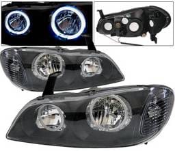 Infiniti I-30 4 Car Option Halo Headlights - Black - LH-I30200B-KS